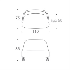 1.5 Seater Sofa