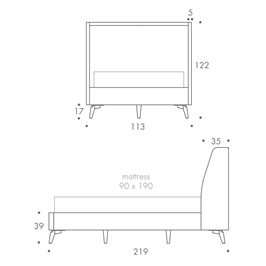 Single bed