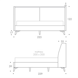 Emperor bed