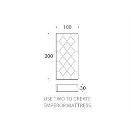 Single - Zip link mattress Regular (Emperor size)