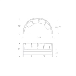 2.0 Seat Sofa