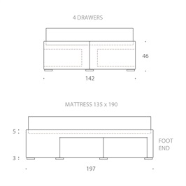 Double bed