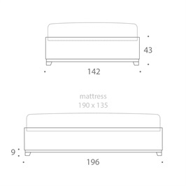 Double Bed Base