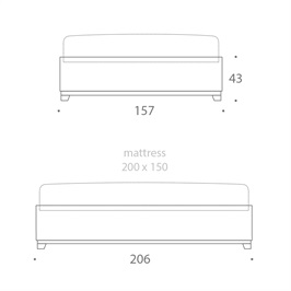 King Bed Base