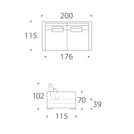 2 SEAT SOFA