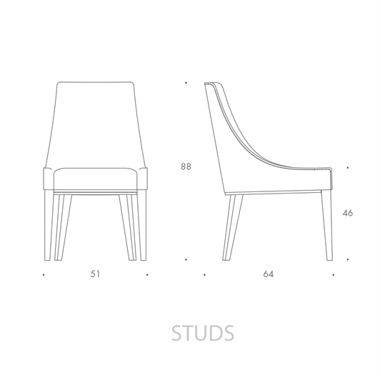 Dining Chair - Studs