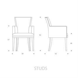 Carver Chair - Studs