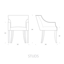 Carver Chair - Studs