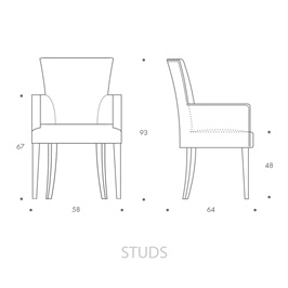 Carver Chair - Studs