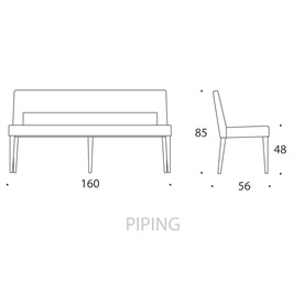 Large Bench 03 - Piping