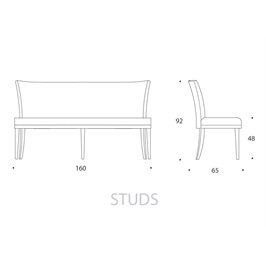Large Bench 09 - Studs