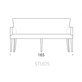 Large Carver Bench 06 - Studs