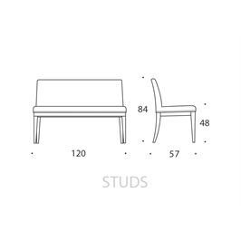 Small Bench 07 - Studs
