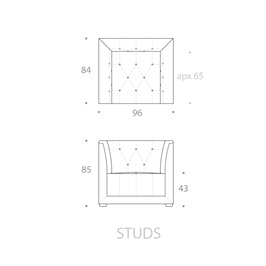 ARMCHAIR - STUDS