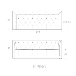 3 SEATER - PIPING