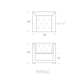 ARMCHAIR - PIPING