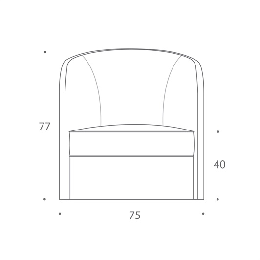 Chair _ fabric boarder
