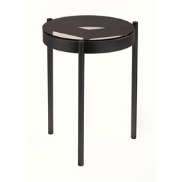Side Table - Black Chrome