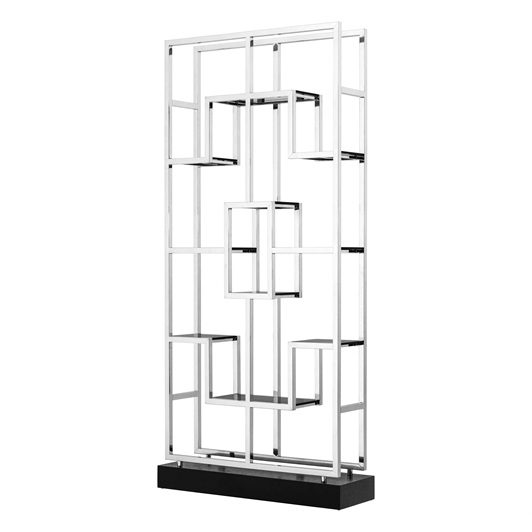 Bookshelf - Polished Stainless Steel