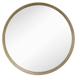 Distressed gold leaf finish