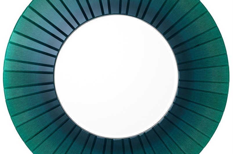 Green Bevelled Mirror
