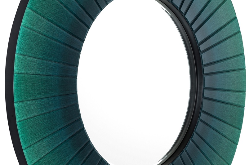 Green Bevelled Mirror