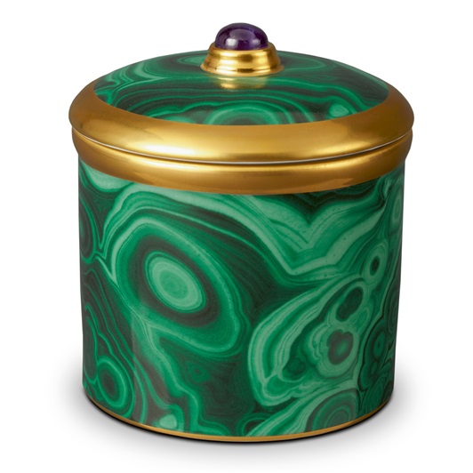 Malachite Candle