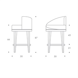 Barstool 13 Brushed Steel