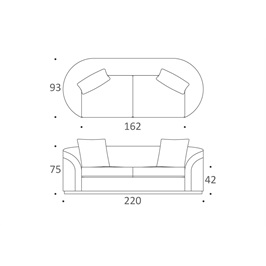 Anderson, 2.5 seater
