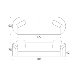 Anderson, 3.5 seater