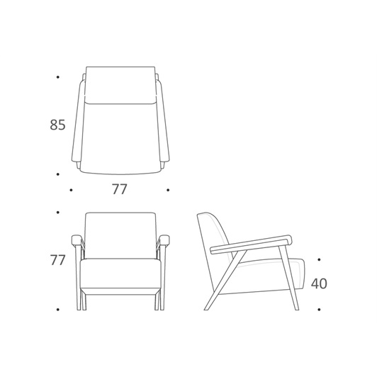 Chair 1 (padding on arms)