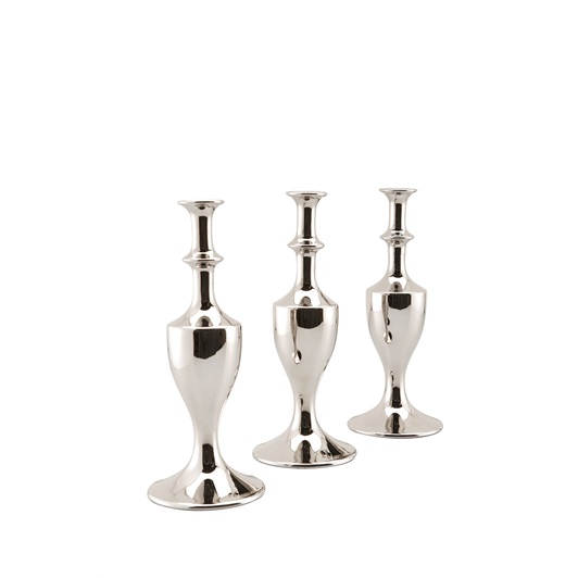 Bastet Ceramic Nickel Candleholder