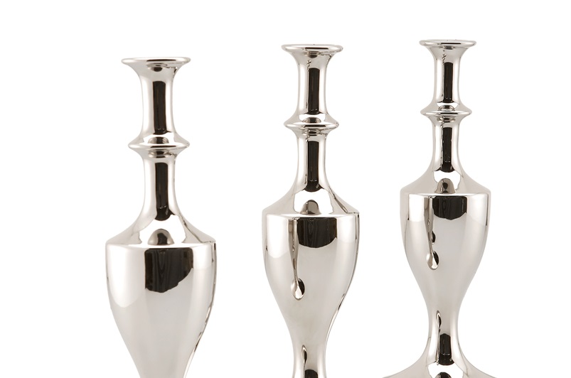 Bastet Ceramic Nickel Candleholder
