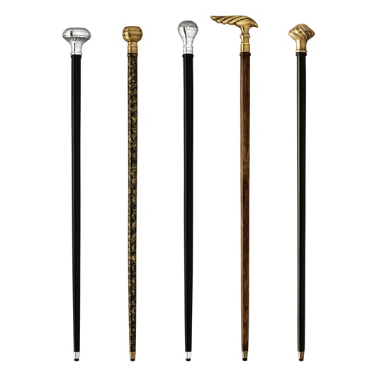 Westminister Walking Sticks (set of 5) H90-93.5cm Sheesham wood