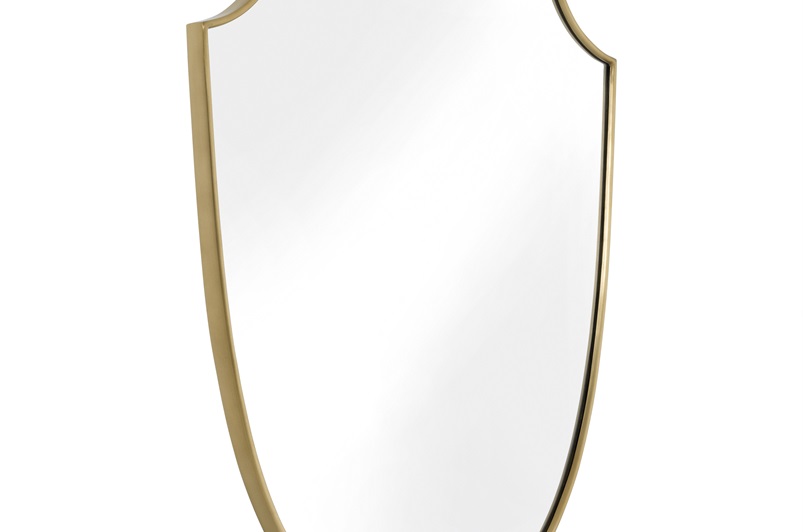 Brushed brass finish