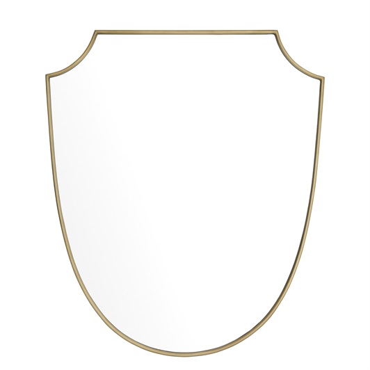 Brushed brass finish