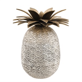 Pinapple Box Silver plated, Antique Brass finish