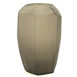 Cubi Vase Smoke Grey, Tall