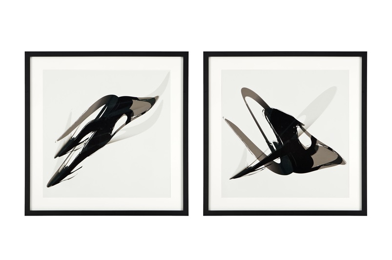 Black Wooden Frame, Clear Glass