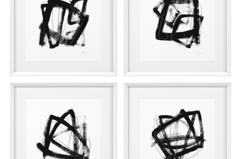 Prints Tessellation set of 4