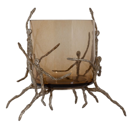 Men in Movement Vase