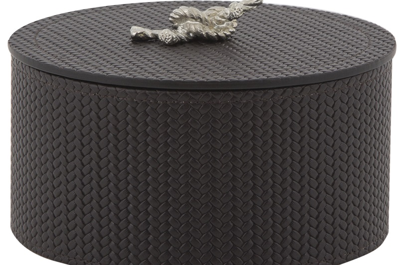 Thalia Round Box Firenze Leather