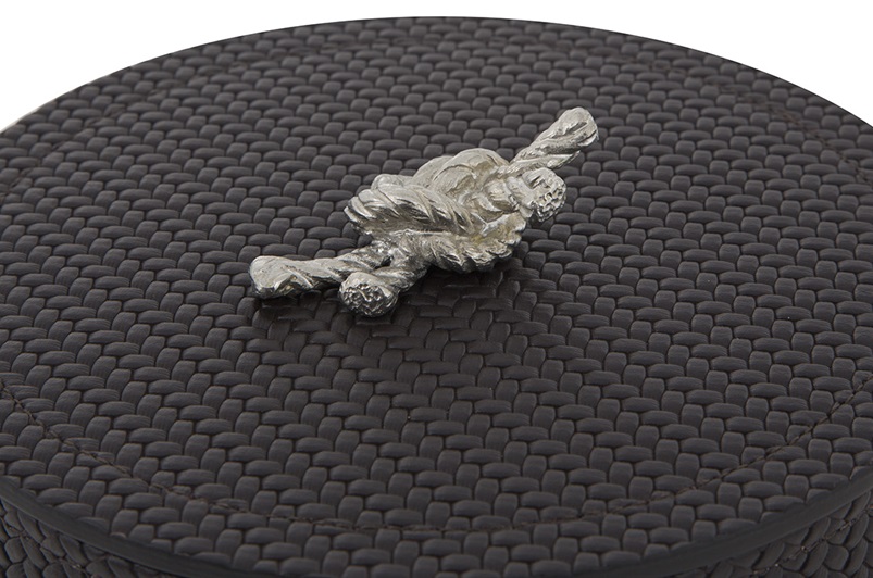 Thalia Round Box Firenze Leather