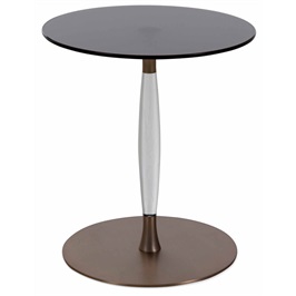 Side Table Bronze Glass