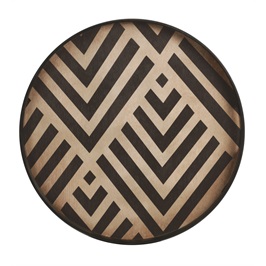 (Small) Graphite Chevron