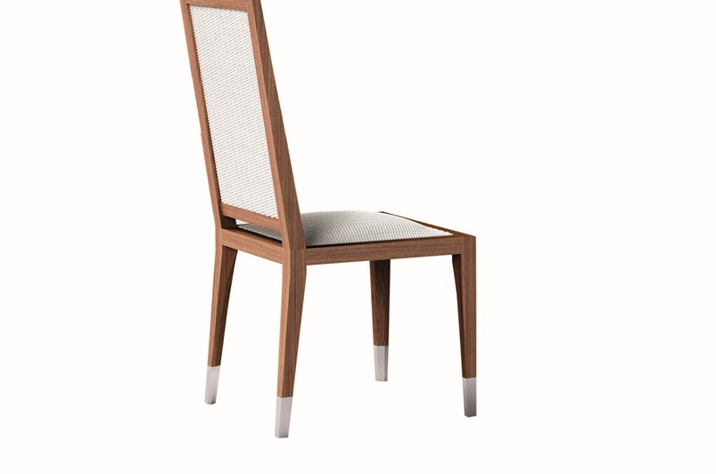 Teak wood / Politech / Polished steel 