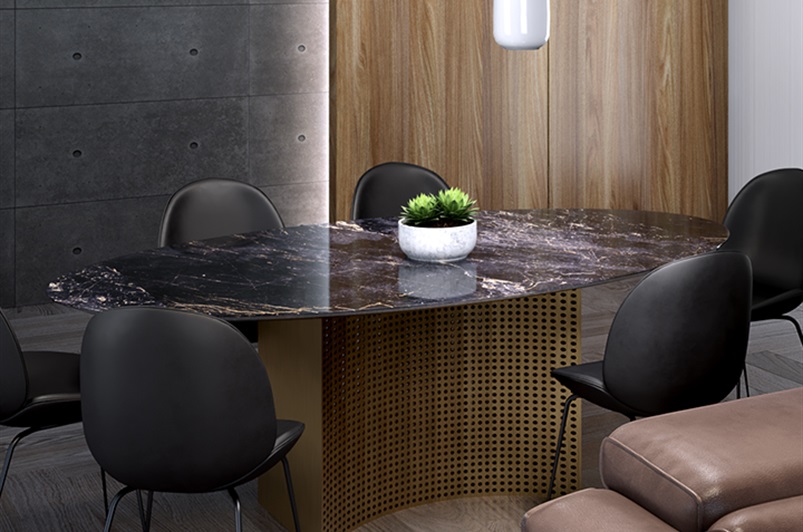 Lunette Dining Table by Alex Mint