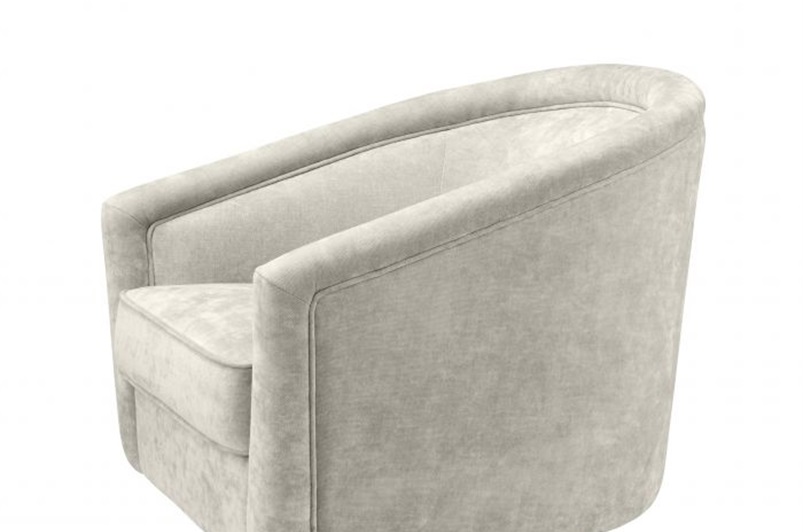 Swivel Chair Matte Gold