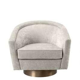 Swivel Chair Matte Gold