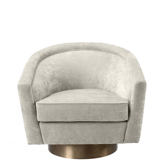 Swivel Chair Matte Gold